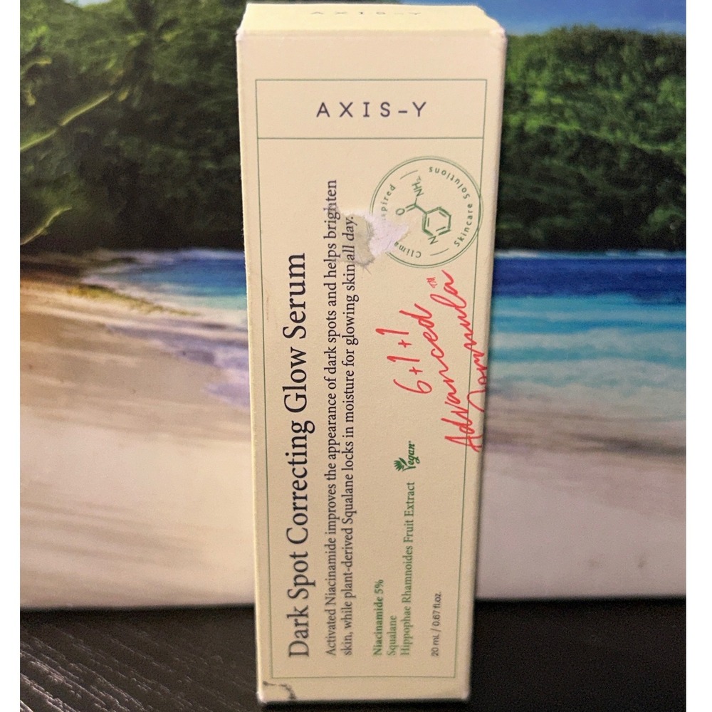 AXIS-Y Dark Spot Correcting Glow Serum 20ml Niacinamide 5% Squalane K-Beauty NEW